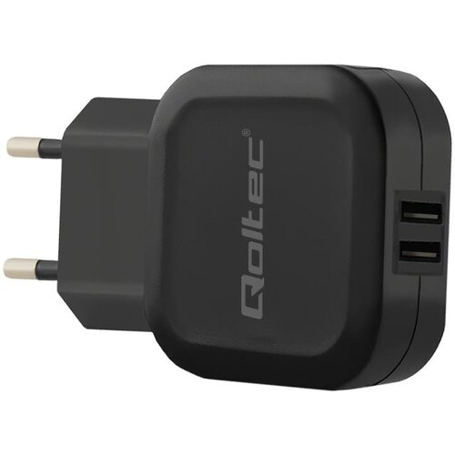 Swisstone CARREGADOR DE PAREDE QOLTEC PARA SMARTPHONE, 12W 5V, 2XUSB., (5000261487) Cene