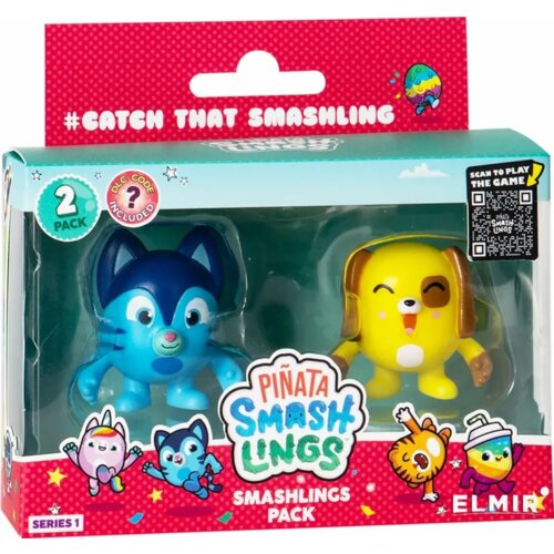 Pinata Smashlings : SMASHLINGS - S1 FIGURICE WINDOW BOX 2PK - sort Slike