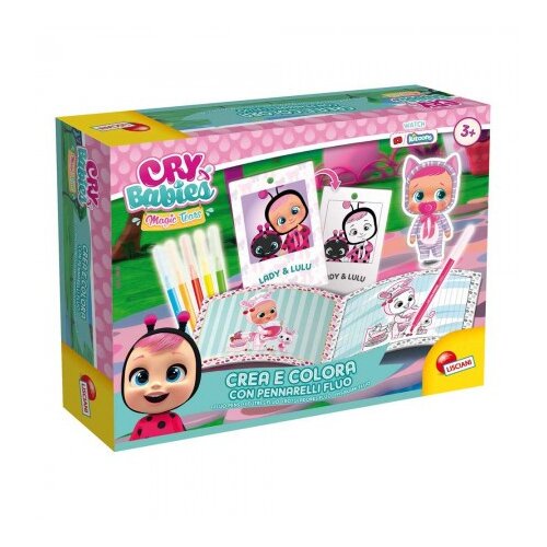 Crybabies bojenje fluo markerima set Slike