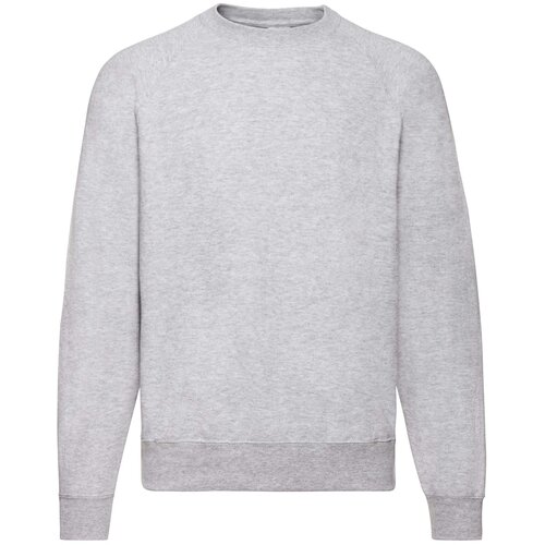 Fruit Of The Loom Szara bluza męska Raglan Sweat Slike