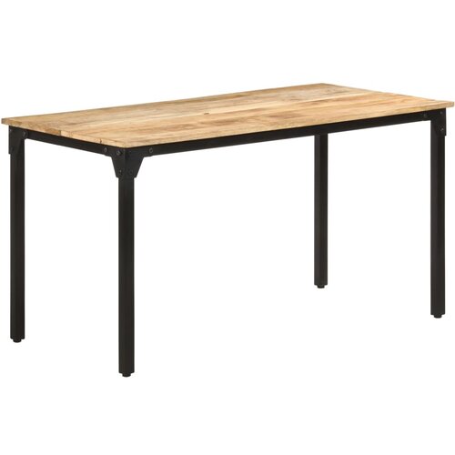  Blagovaonski stol 140 x 70 x 76 cm od grubog drva manga Slike
