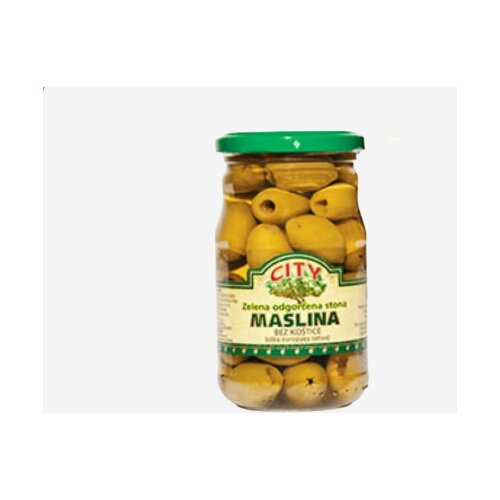 SITI doo - Čačak Zelena odgorčena stona maslina bez ko&scaron;tice, 370ml Cene