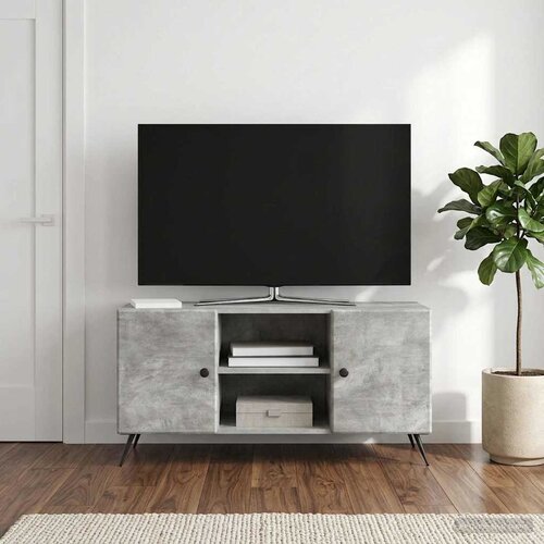  ormar 102 x 34,5 x 50 cm Betonska siva Konstruirano drvo Slike