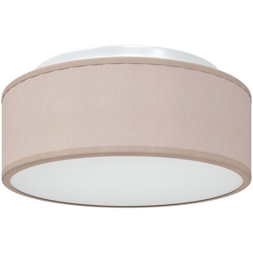 VidaXL stropna svetilka z neposredno montažo Taupe 30 cm Tkanina E27, (22044582) Slike