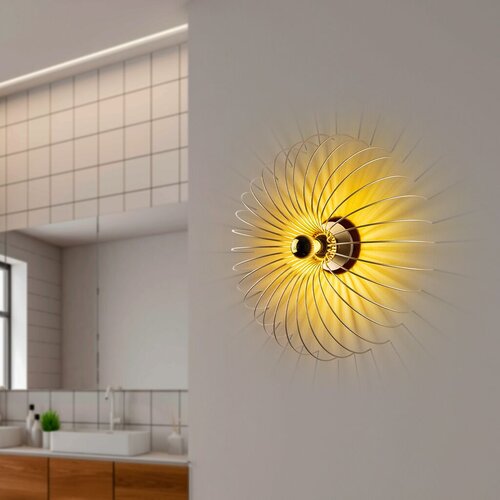 Opviq zidna lampa Karsortel-N-643-1, 56x16x56cm, IP20, Zlatna boje Slike