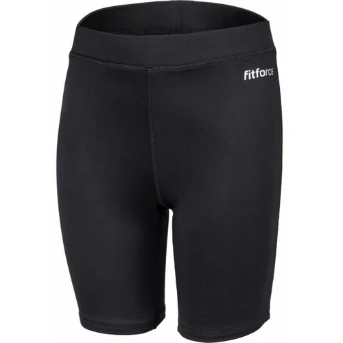 Fitforce SALLA Kratke sportske hlače za djevojčice, crna, veličina