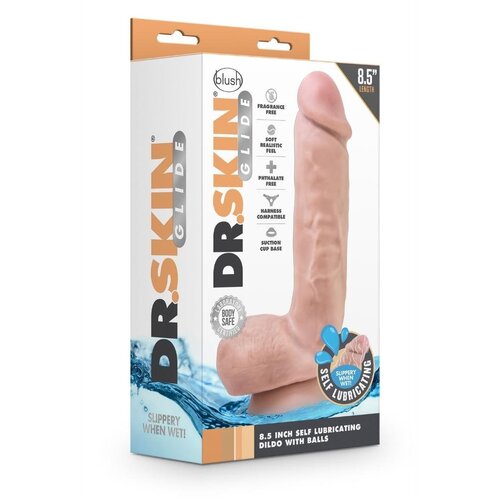 Blush dildo dr.skin self lubricating 8,5&amp;#039;&amp;#039; Slike