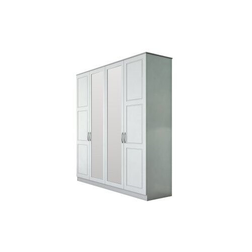 Hanah home Ormar Rb-163, 140x184x52 cm, Bijeli Slike
