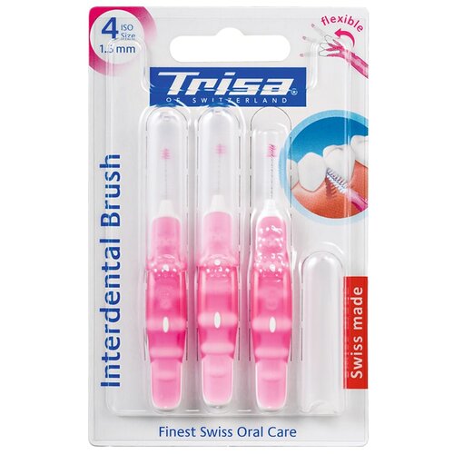 Trisa interdentalne četkice za zube Interdental Brushes ISO 4 1.3mm Slike