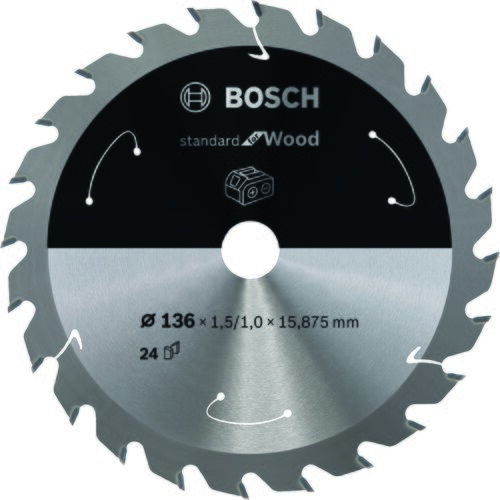 Bosch standard za drvo list kružne testere za akumulatorske testere 136x1,5x15.875 T24 2608837667 Cene