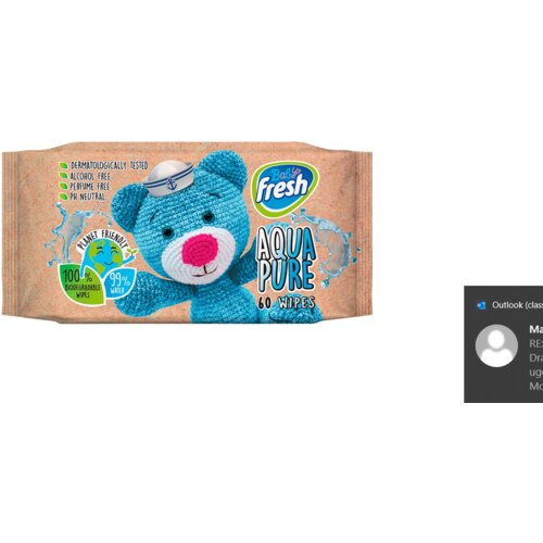 Fresh vlažne maramice Aqua Pure Planet Friendly 60/1 Slike