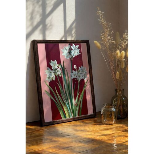 WALLXPERT Artmoscrv26-5070 Multicolor Decorative Framed MDF Painting Cene