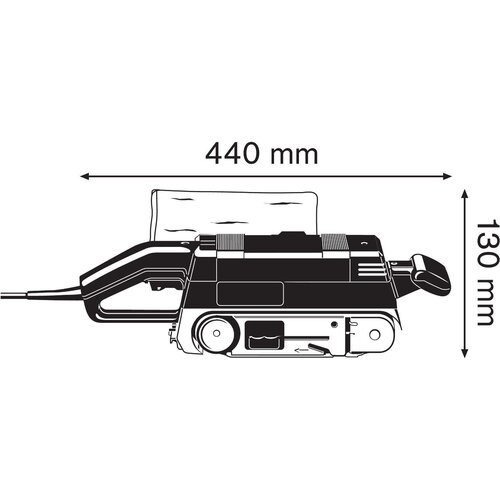 Bosch tračna brusilica gbs 75 ae /&amp;scaron;lajferica/ (0601274708) Slike