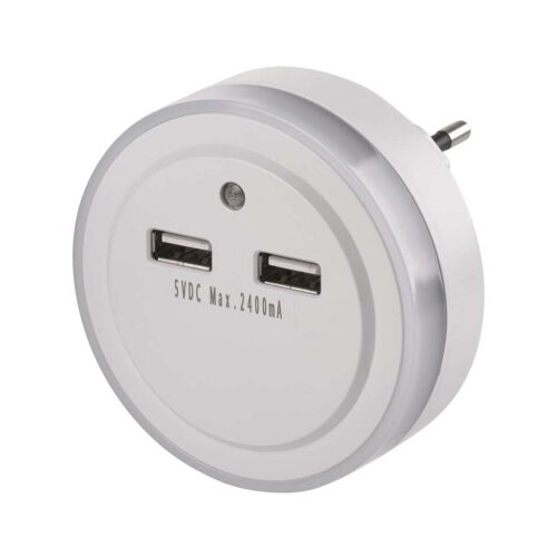  Nočna lučka 3 LED 230V, 2× USB Cene