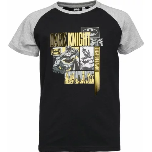 Warner Bros BATMAN SHORT DARK KNIGHT Majica za dječake, crna, veličina