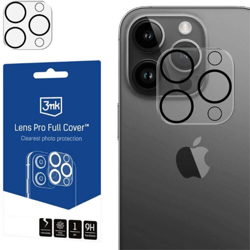3mk LENS PRO FULL COVER KALJENO STEKLO ZA APPLE IPHONE 15 PRO MAX, (21965428) Slike