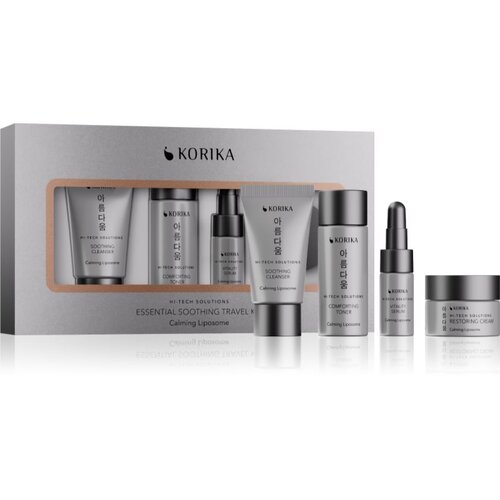 KORIKA HI-TECH SOLUTIONS Essential Soothing Travel Set Potovalni set za pomiritev kože Slike