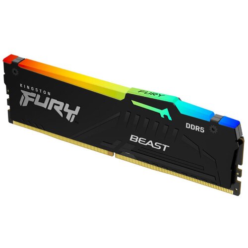 Kingston dimm DDR5 32GB 5600MT/s KF556C40BB2A-32 fury beast rgb black Cene