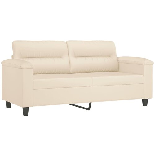 Maison Chic kavč - Sofa - Kanape dvosed bež 140 cm tkanina iz mikrovlaken, (21726979) Cene