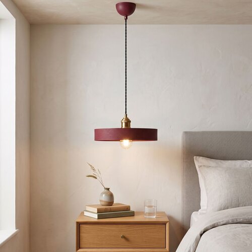 Opviq luster Novella 20902-D, 1 × E27, bordo Cene