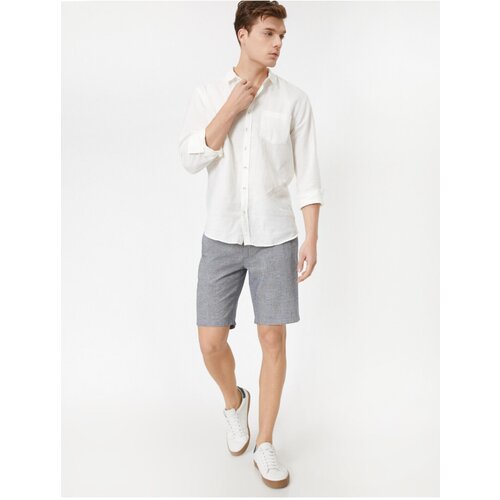 Koton Shorts - Navy blue - Normal Waist Cene
