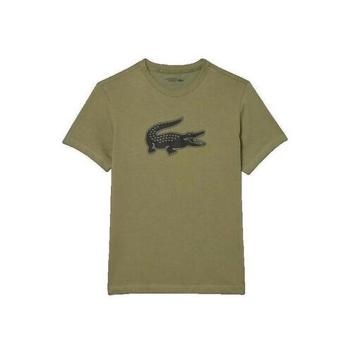 Lacoste Majice s kratkimi rokavi T-shirt SPORT Ultra Dry Logo Kaki Cene