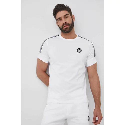 Michael Kors Pamučna majica boja: bijela, glatki