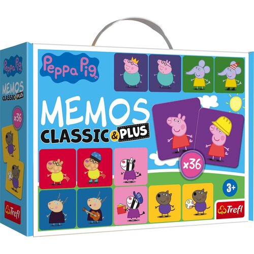  Peppa Pig Classic &amp;amp;amp, Plus memorijska igra 36 kom - Slike