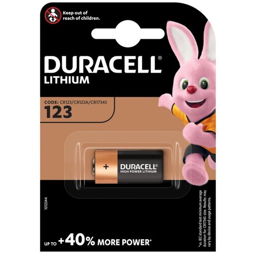 Duracell Baterija za fotoaparat CR-123A litijeva CR123 1400 mAh 3 V 1 kos, (202945) Cene