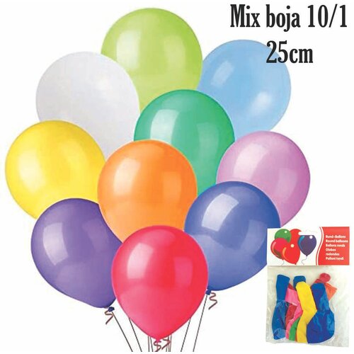 baloni mix boja 25cm 10/1 383752 Slike