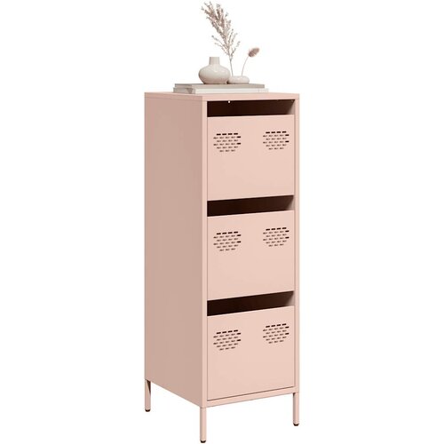 vidaXL Visoka omara roza 39x35x103,5 cm jeklo Cene