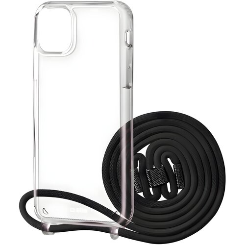 Sbs Ohi&scaron;je za ogrlico s vrvico za Apple iPhone 13 - Črna Cene