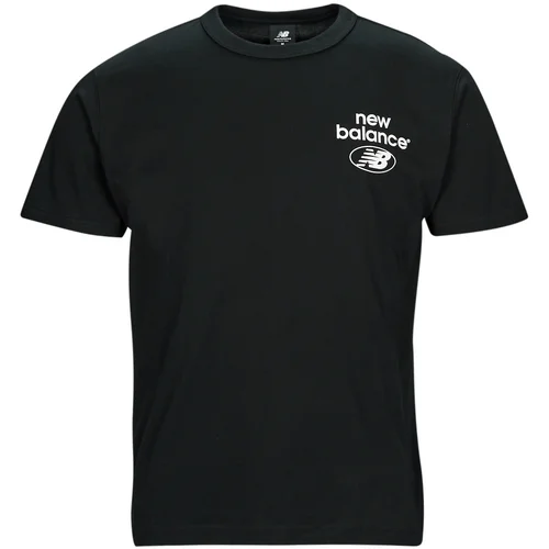 New Balance Essentials Logo T-Shirt Crna