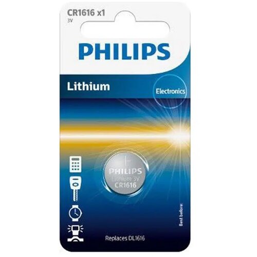 Philips lithium cell, baterija, CR1616, ( 496471 ) Slike