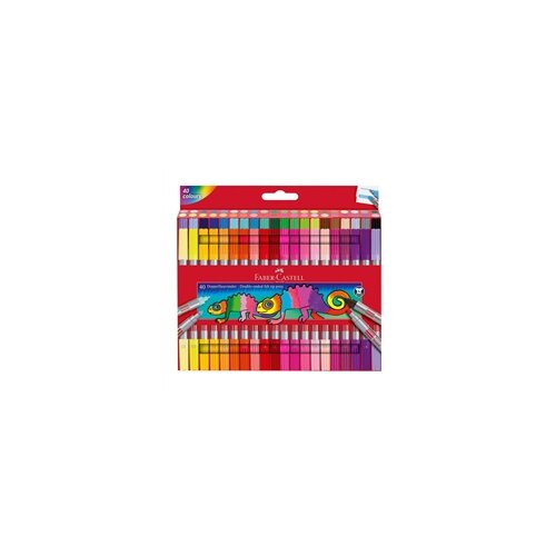Faber-Castell Flomasteri Pastel, dvostrani, intenzivni, 40 komada Cijene