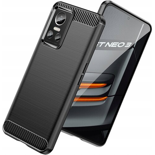 HURTEL Futrola Carbon Shield TPU za Realme GT Neo 3 - Crna Cijene