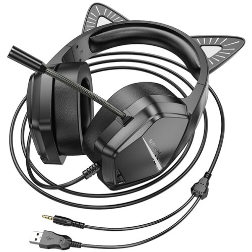  Slu&scaron;alice sa mikrofonom BOROFONE BO106 Cute cat ear luminous gaming elf cat Cijene