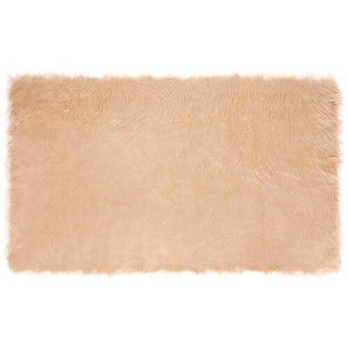 vidaXL lažna ovčja preproga bež 200 x 100 cm poliester Cene