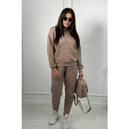 Kesi Insulated set sweatshirt + pants beige