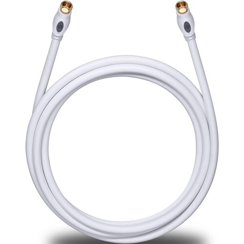Oehlbach SAT Priključni kabel [1x F-vtič - 1x F-vtič] 7.50 m 120 dB pozlačeni kontakti bela Transmission Plus S, (20432163) Slike