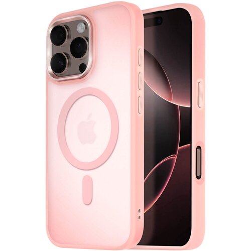 Avizar Ohi&scaron;je MagSafe za iPhone 16 Pro Max Back Mat Frosted Obris, Roza, (5000015626) Cene