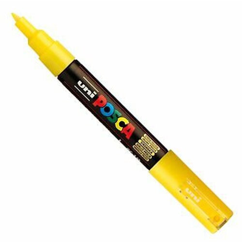 POSCA UNI marker pc-1m slamnato žuti Slike
