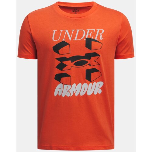 Under Armour Boys' T-shirt UA B SPLIT BIG LOGO SS - Boys Cene