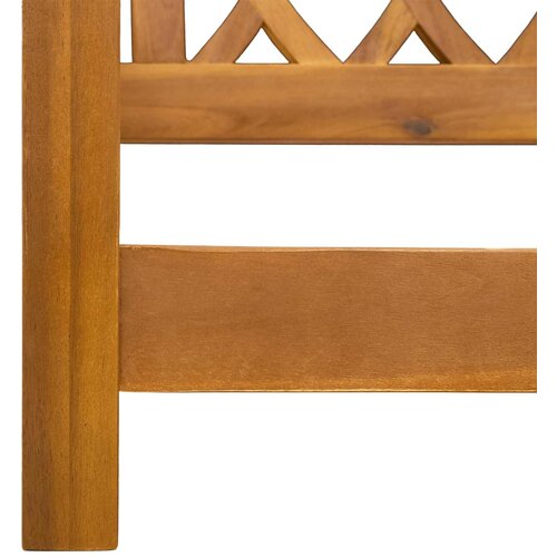  Ljulska klupa za vrt Prirodna 110 x 56 x 58 cm Slike