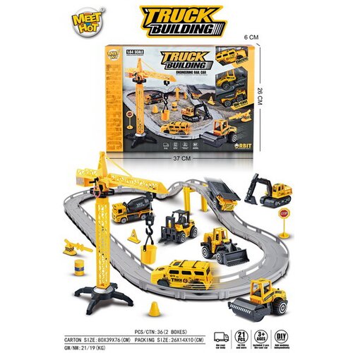  Staza za autiće Track Construction - žuta Cijene