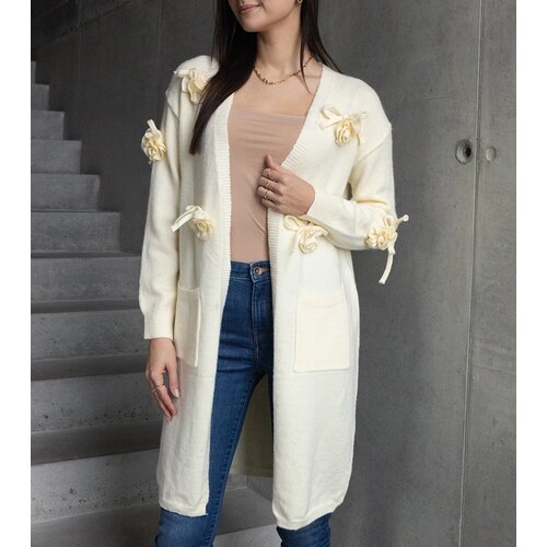 Gemre Long White Cardigan Lira Cijene