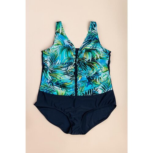 Fenzy Plus Size Kopalke S Potiskom, Temno Modre Cene