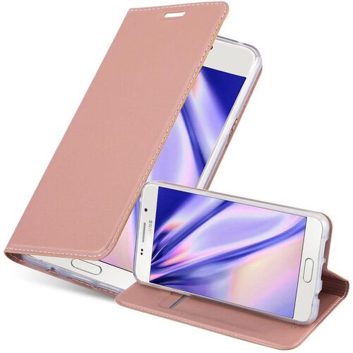 Cadorabo Samsung Galaxy A3 2016 v klasična rožnata zlata - Za&scaron;čitni ovitek z magnetnim zapiranjem, stoječo funkcijo in režo za kartice, (20562173) Cene