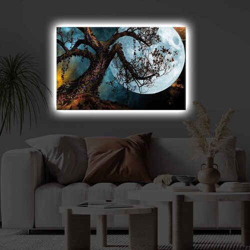 Wallity Slika sa LED osvetljenjem 4570KTLGDACT - 028, 45x70 cm Slike