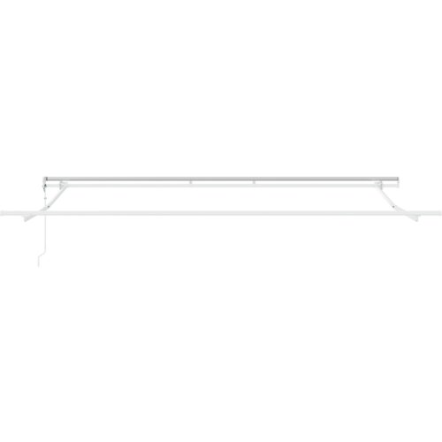 vidaXL Samodejna retraktibilna tenda Bela 450x300 cm, Zamenjava blaga za tendo za okvir 4.5x3 m Bela Cene